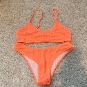 SHEIN Orange Bikini Set